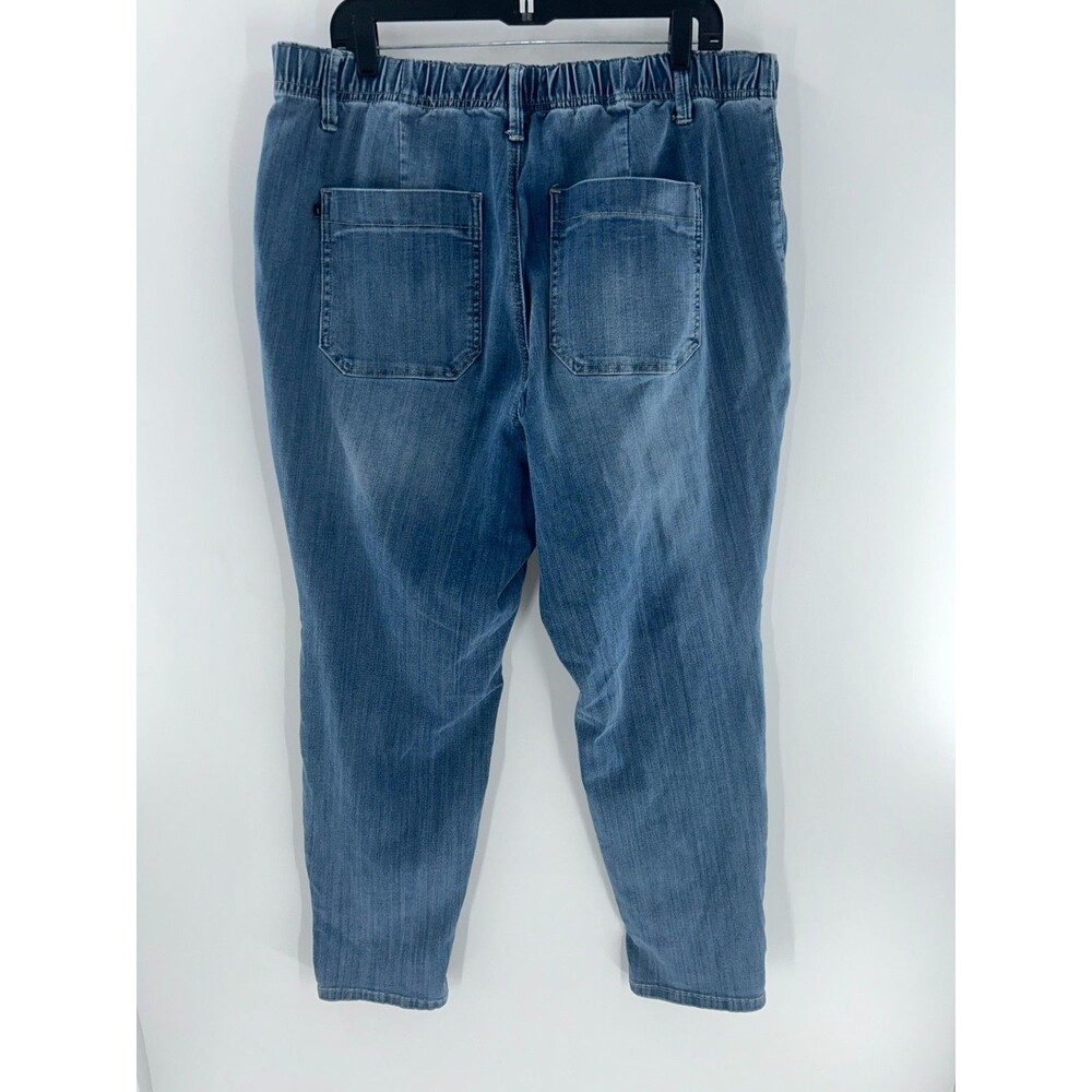 Women's Judy Blue High Rise Drawstring Denim Joggers Size 18W - Picture 5 of 7